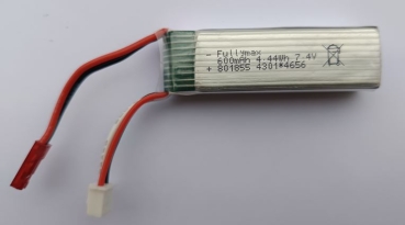 045-24127-10 LiPo Akku 2S 7,4V 600mAh BEC